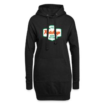 I PUT KETCHUP ON MY KETCHUP - Hoodie-Kleid - Schwarz - Vorne