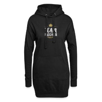 Mariage de mariage royal cadeau Harry et Meghan - Sweat-shirt à capuche long Femme - noir - Devant