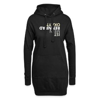 Rennrad Geswchenk für Rennrad Freunde - Hoodie-Kleid - Schwarz - Vorne