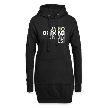 Enduro Geschenk für Enduro Freunde - Hoodie-Kleid - Schwarz - Vorne