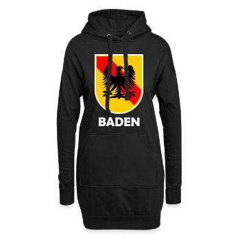 Le magnifique Badnerland - Sweat-shirt à capuche long Femme - noir - Devant