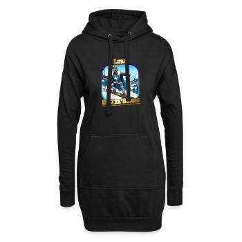 Lord Of The Board - Hoodie-Kleid - Schwarz - Vorne