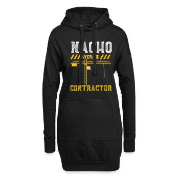 Nacho Average Contractor - Hoodie-Kleid - Schwarz - Vorne