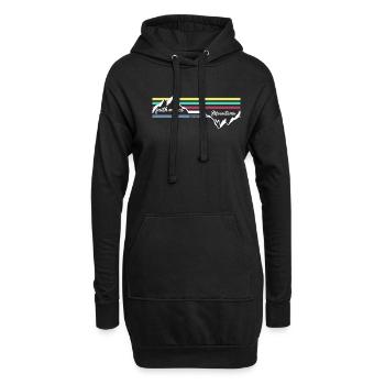 Faith Can Move Mountains - Christliche Geschenke - Hoodie-Kleid - Schwarz - Vorne