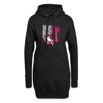 No One Likes A Shady Beach Vacation Mode Traveling - Hoodie-Kleid - Schwarz - Vorne