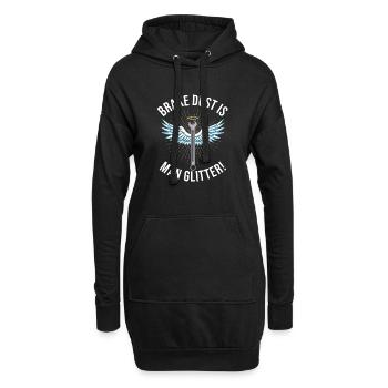 Mécanicien automobile - Sweat-shirt à capuche long Femme - noir - Devant