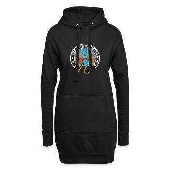 10. Geburtstag - Hoodie-Kleid - Schwarz - Vorne