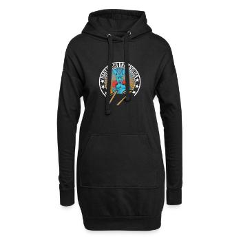 17. Geburtstag - Hoodie-Kleid - Schwarz - Vorne