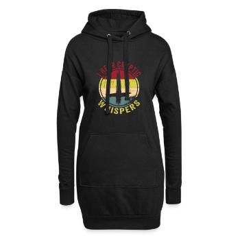 Goth Emo - Hoodie Dress - black - Front