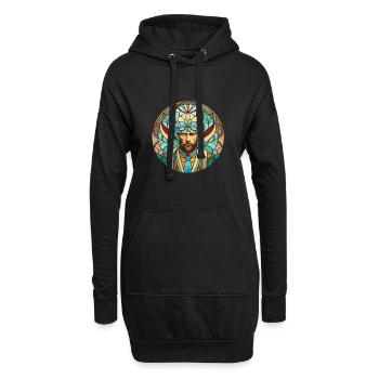 Hippie - Sweat-shirt à capuche long Femme - noir - Devant