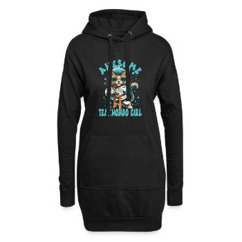 Teakwondo - Sweat-shirt à capuche long Femme - noir - Devant