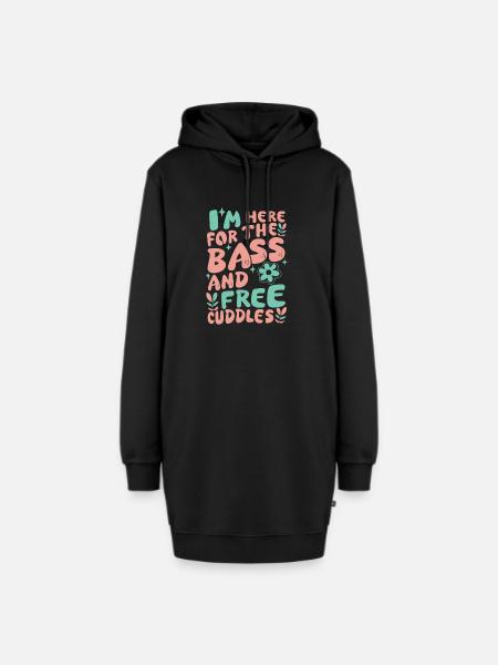 Festival - Hoodie-Kleid - Schwarz