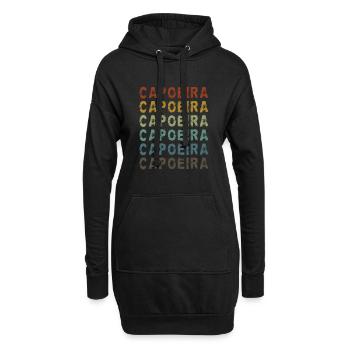Capoeira - Sweat-shirt à capuche long Femme - noir - Devant