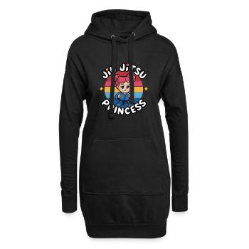 Arts martiaux pour enfants - Sweat-shirt à capuche long Femme - noir - Devant