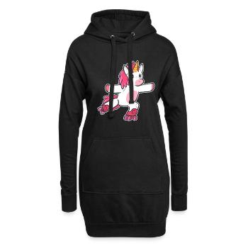 Patins à roulettes Patins à roues alignées - Sweat-shirt à capuche long Femme - noir - Devant