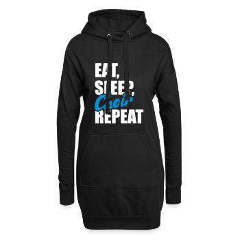 Chor - Hoodie-Kleid - Schwarz - Vorne