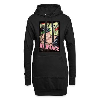 VINTAGE ROMANCE 3 BIS von Yume Origins - Hoodie-Kleid - Schwarz - Vorne