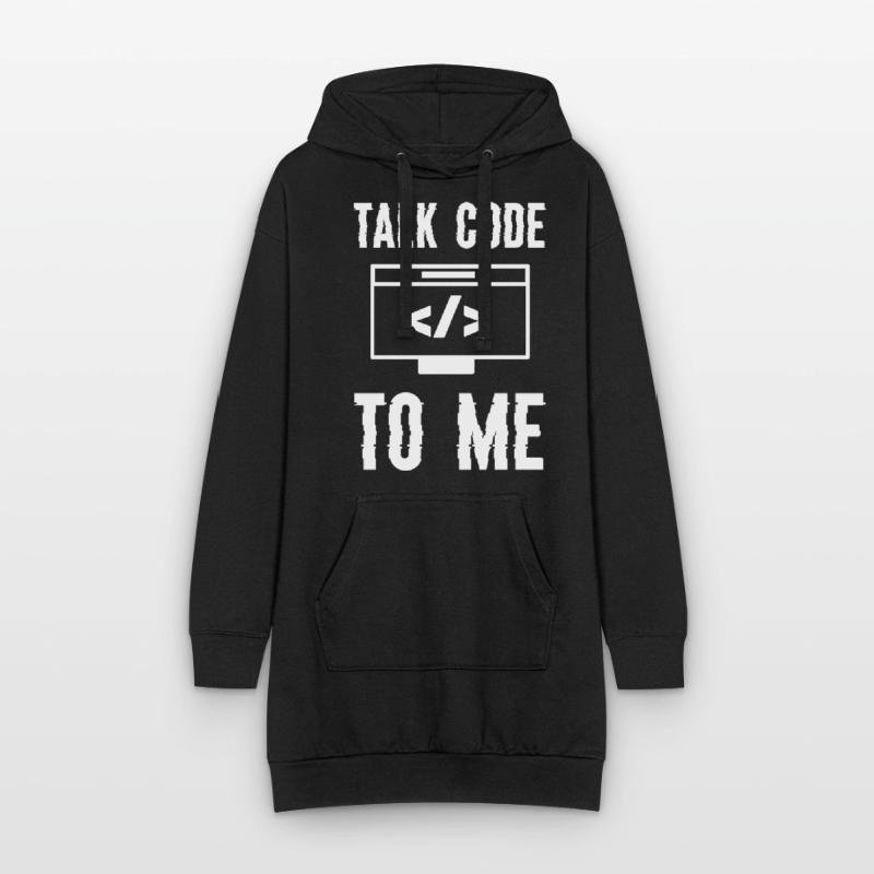 Coding Programming Talk Code To Me Hoodie Dress