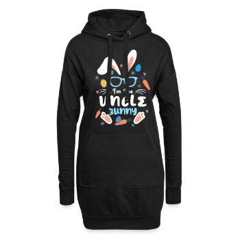 Im The Uncle Rabbit Easter Rabbit Ear Sunglass - Hoodie-Kleid - Schwarz - Vorne