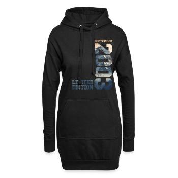 21e anniversaire Original Legend 2003 septembre 03 - Sweat-shirt à capuche long Femme - noir - Devant