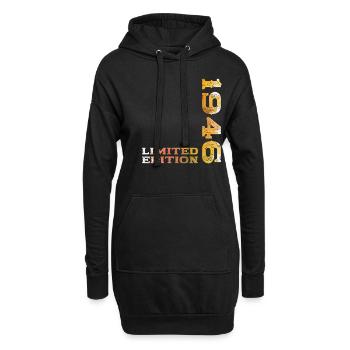 79. Geburtstag Original Jahrgang 1946 - Hoodie-Kleid - Schwarz - Vorne