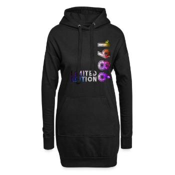 Légende du 40e anniversaire Née en 1986 - Sweat-shirt à capuche long Femme - noir - Devant