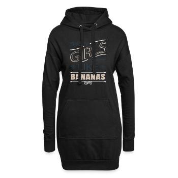 Human Rights Sayings Female Pride Outfits - Hoodie Dress - black - Front