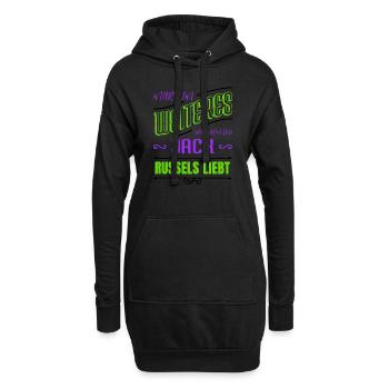 lineman socket electrician humor fun light bulb - Hoodie-Kleid - Schwarz - Vorne
