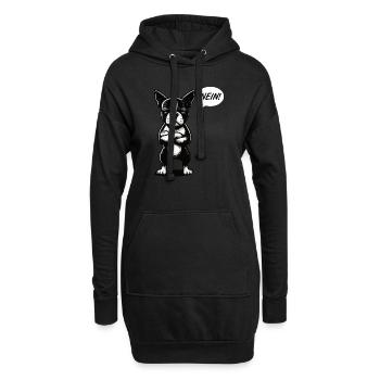 Nein Boston Terrier Boston Boston terrier besitzer - Hoodie-Kleid - Schwarz - Vorne