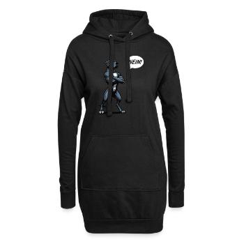 Nein Deutsche Dogge Doggen Doggenbesitzer - Hoodie-Kleid - Schwarz - Vorne