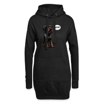 Nein Deutsch Drahthaar Deutsch-Drahthaar Besitzer - Hoodie-Kleid - Schwarz - Vorne