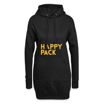 Happy Pack Future - Sweat-shirt à capuche long Femme - noir - Devant