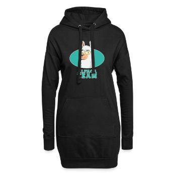 Alpaga Équipe Alpaka - Sweat-shirt à capuche long Femme - noir - Devant
