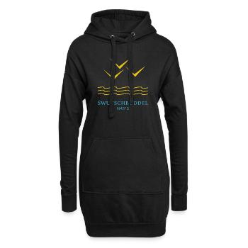 Swutschbüddel - Hoodie-Kleid - Schwarz - Vorne