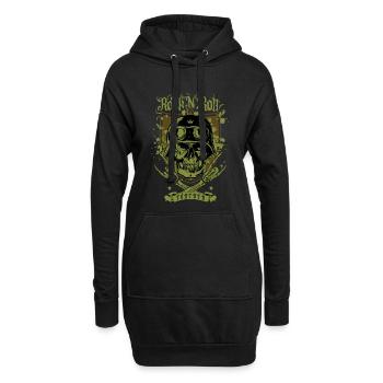 Rock 'n' Roll pour toujours - Sweat-shirt à capuche long Femme - noir - Devant