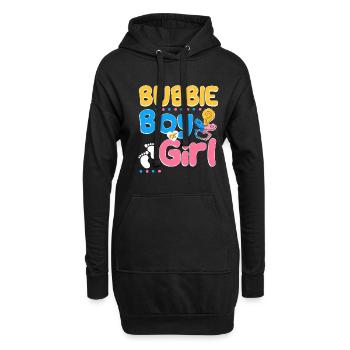Pink or Blue Bubby Loves You Jewish Grandmother - Hoodie-Kleid - Schwarz - Vorne