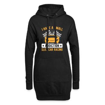 Racetrack I Have A Small Addiction Slot Car Racing - Hoodie-Kleid - Schwarz - Vorne