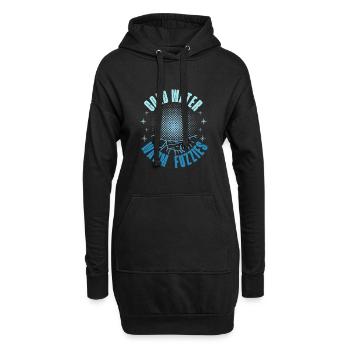 Natation sur glace eau froide chaud flous glace cadeau - Sweat-shirt à capuche long Femme - noir - Devant