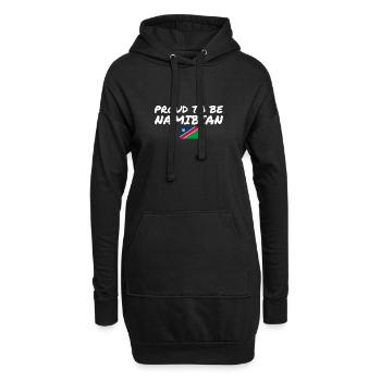 Proud To Be Namibian Namibia Flagge Namibier - Hoodie-Kleid - Schwarz - Vorne