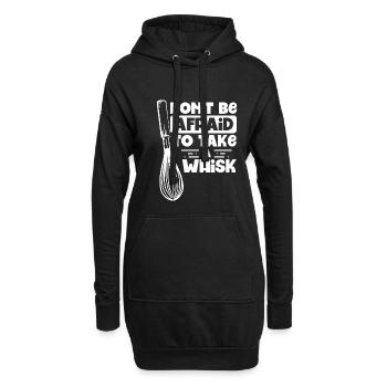 N’ayez pas peur d’avoir un - Sweat-shirt à capuche long Femme - noir - Devant