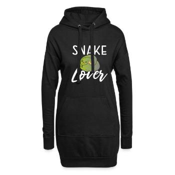 Bel amoureux des serpents - Sweat-shirt à capuche long Femme - noir - Devant