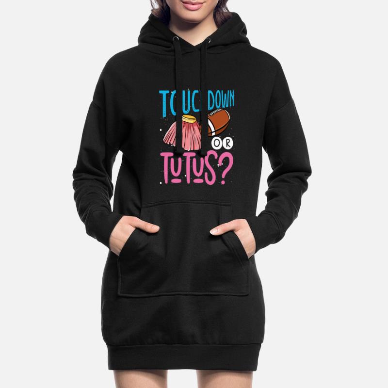 Touchdown Oder Tutus Hoodie-Kleid