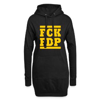 Fck fdp - Hoodie-Kleid - Schwarz - Vorne