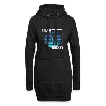 Hockey Club de hockey Joueur de hockey - Sweat-shirt à capuche long Femme - noir - Devant