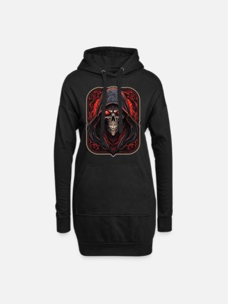 The Reaper of Souls - Hoodie Dress - black