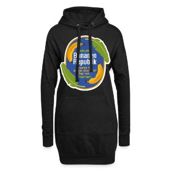 Bananenrepublik - Hoodie-Kleid - Schwarz - Vorne