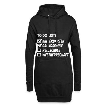 Realschule Transition Élèves Année scolaire Début - Sweat-shirt à capuche long Femme - noir - Devant