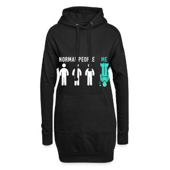 Diving Gift Diver Funny saying Scuba - Hoodie Dress - black - Front