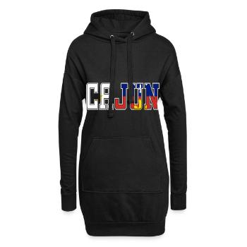 Cajun Pride Louisiane Racines Patriotique - Sweat-shirt à capuche long Femme - noir - Devant