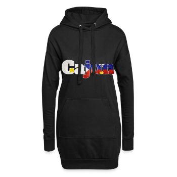 Cajun Pride Louisiane Racines Patriotique - Sweat-shirt à capuche long Femme - noir - Devant
